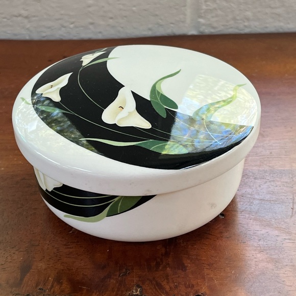 Vintage Hankook Small Trinket Bowl With Lid - Picture 2 of 7